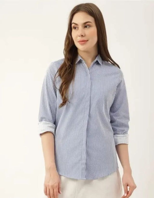 Cotton Oversized Shirt for Women — Relaxed & Versatile