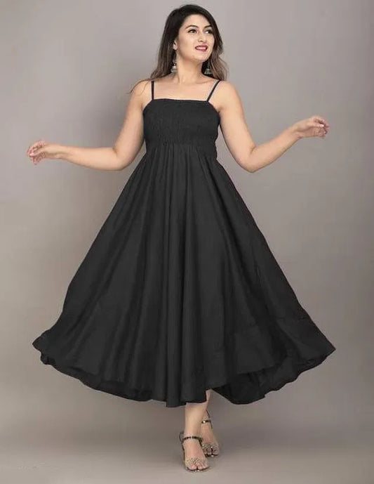Maxi Black Dress — Effortless Full-Length Elegance