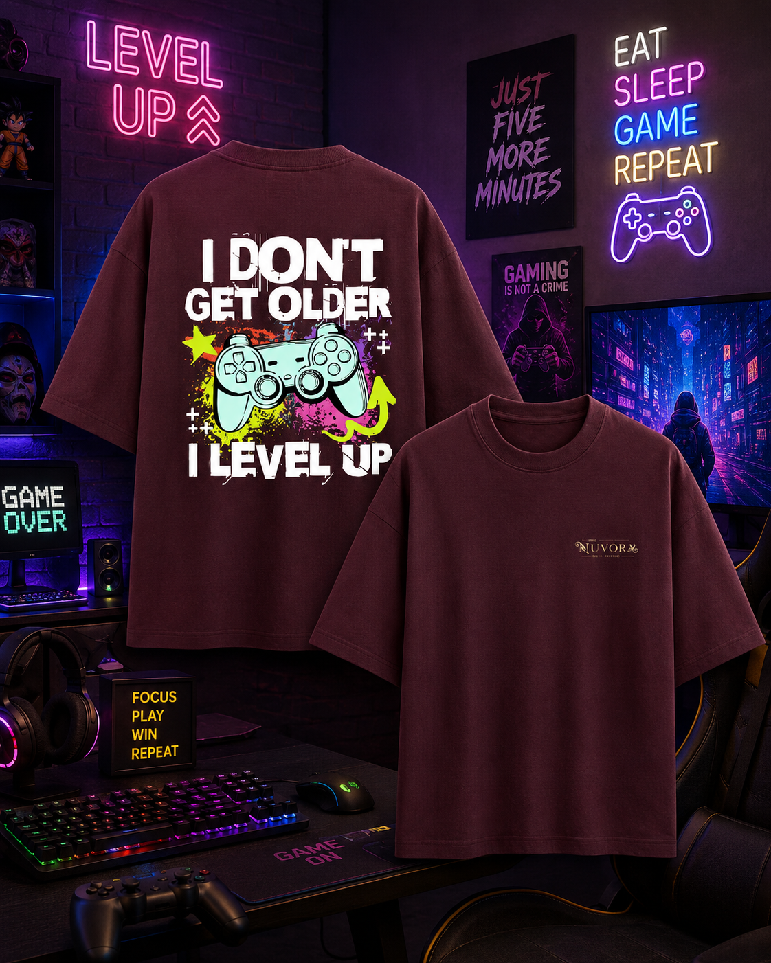 I don't get Older, I level Up